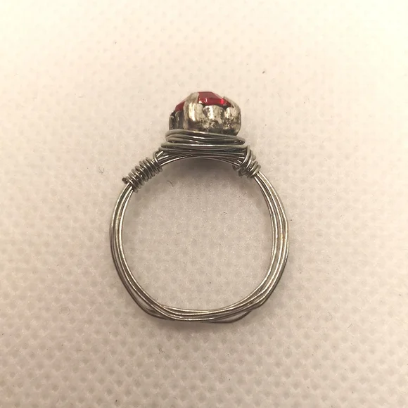 Handmade wire wrap ring 🔥🧱 - Picture 2 of 5